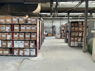 Overview picture of Large amount of powder coating paint